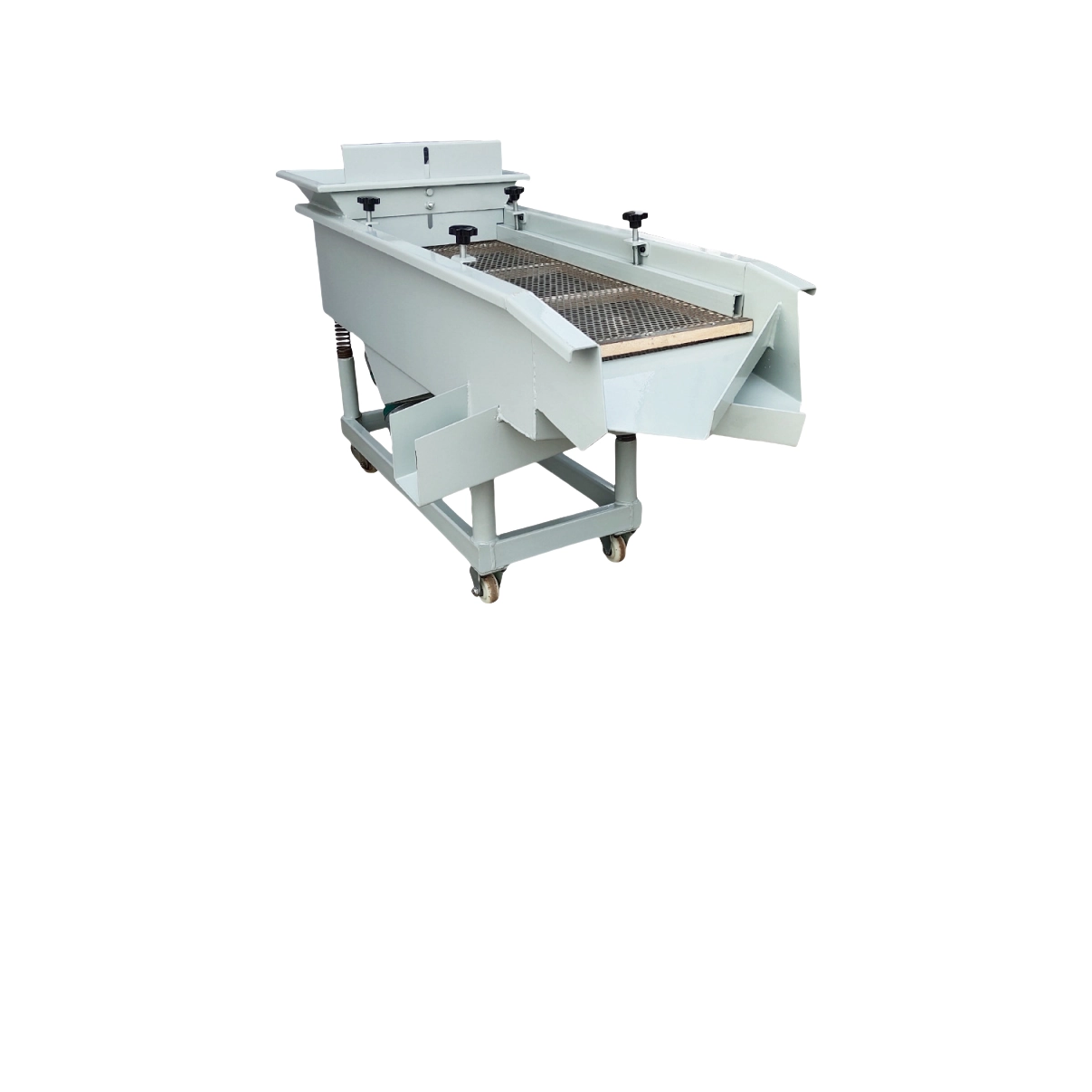 Separatore vibrante con finitura ceramica in acciaio ambrato