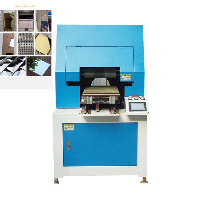 M&aacute;quina pulidora de espejo de hoja de acero inoxidable/m&aacute;quina pulidora de lijado brillante de superficie plana de hierro y aluminio