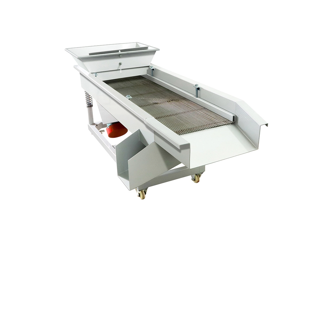 Separatore vibrante con finitura ceramica in acciaio ambrato