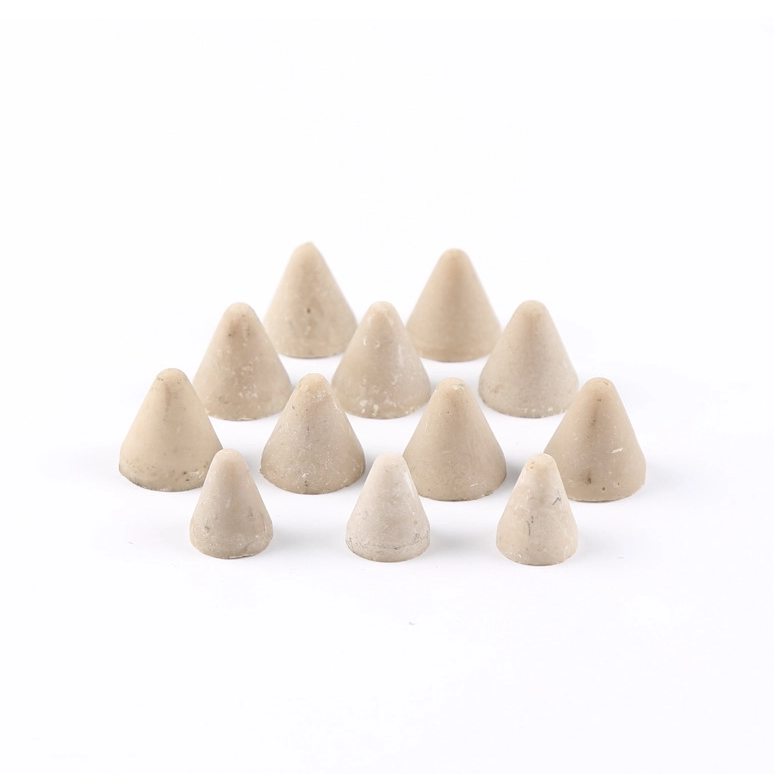 Kegel/Tetra&euml;der Vorm Ontbraming Tuimel Poleer Hars Plastiek media vir fyn slyp van juweliersware